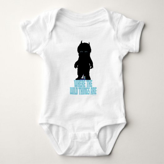 Waar de wilde dingen zijn | Wild Thing Silhouette Romper (Voorkant)