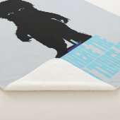 Waar de wilde dingen zijn | Wild Thing Silhouette Sherpa Deken (3/4)