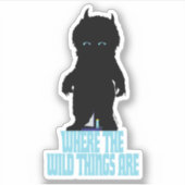 Waar de wilde dingen zijn | Wild Thing Silhouette Sticker (Voorkant)