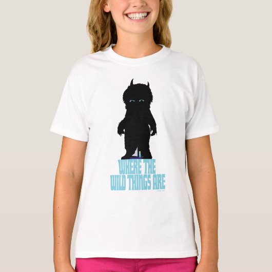 Waar de wilde dingen zijn | Wild Thing Silhouette T-shirt (Voorkant)