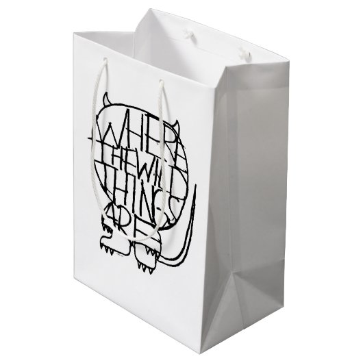 Waar de wilde dingen zijn | Wild Thing Sketch Medium Cadeauzakje (Achterkant Gekanteld)