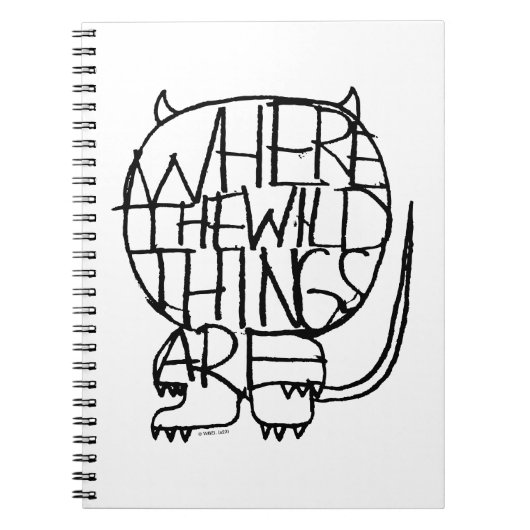Waar de wilde dingen zijn | Wild Thing Sketch Notitieboek (Voorkant)