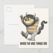 Waar de wilde dingen zijn | Wilde dding Briefkaart (Voorkant / Achterkant)