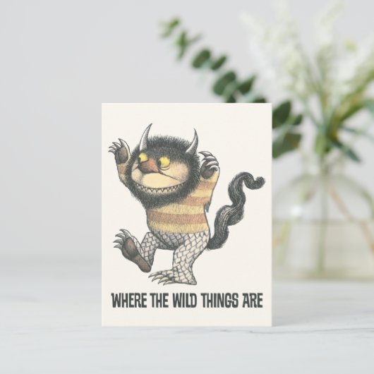 Waar de wilde dingen zijn | Wilde dding Briefkaart (Staand voorkant)