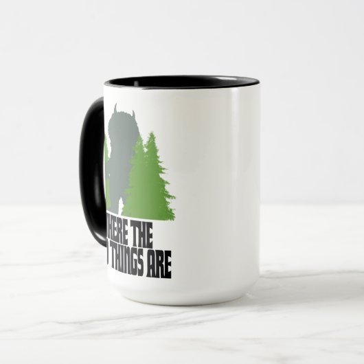 Waar de wilde dingen zijn | Wilde dding en bomen Mok (Voorkant links)