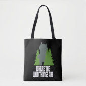 Waar de wilde dingen zijn | Wilde dding en bomen Tote Bag (Voorkant)
