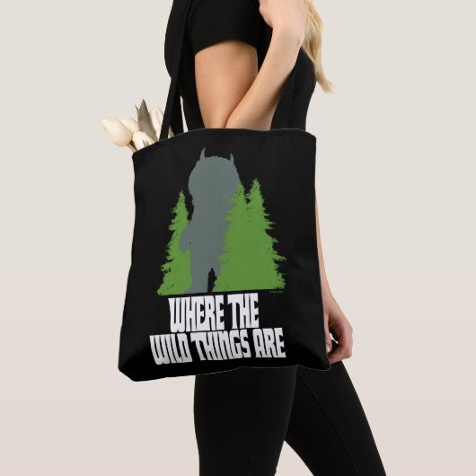 Waar de wilde dingen zijn | Wilde dding en bomen Tote Bag (Dichtbij)