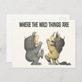 Waar de wilde dingen zijn | Wilde dingen Briefkaart (Voorkant / Achterkant)