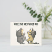 Waar de wilde dingen zijn | Wilde dingen Briefkaart (Staand voorkant)