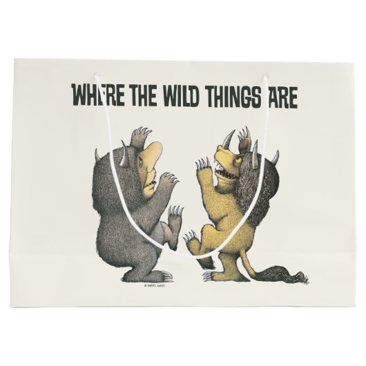 Waar de wilde dingen zijn | Wilde dingen Groot Cadeauzakje (Achterkant)