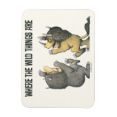 Waar de wilde dingen zijn | Wilde dingen Magneet (Verticaal)