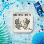 Waar de wilde dingen zijn | Wilde dingen Papieren Bordje (Feest)