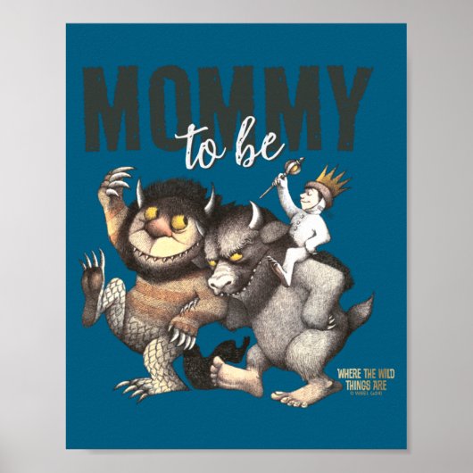 Waar de wilde dingen zijn Wordt mama Poster (Voorkant)