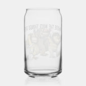 Waar de Wilde Things Are Karakters & Logo Blikvorm Glas (Achterkant)