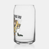 Waar de Wilde Things Are Karakters & Logo Blikvorm Glas (Links)