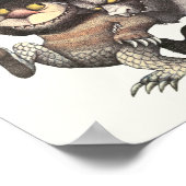 Waar de Wilde Things Are-personages Poster (Hoek)