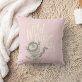 Waar de Wilde Things Are Quote - Roze Kussen