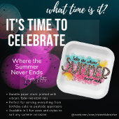 Waar de zomer nooit eindigt papier Bord