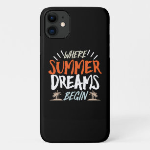 Waar de zomerdromen beginnen' Celestial Beach Nigh Case-Mate iPhone Case