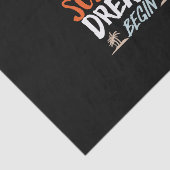 Waar de zomerdromen beginnen' Celestial Beach Nigh Tissuepapier (Detail)