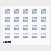 Waar denk je aan? ronde sticker (Vel)