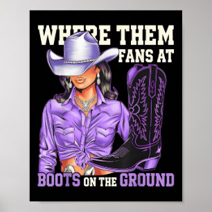 Waar die fans bij Boots on the Ground grappig west Poster
