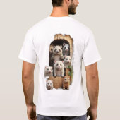 Waar dieren speels verdwijnen! t-shirt (Achterkant)