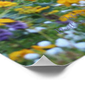 Waar drie tuinen 36x24 Poster ontmoeten (Hoek)