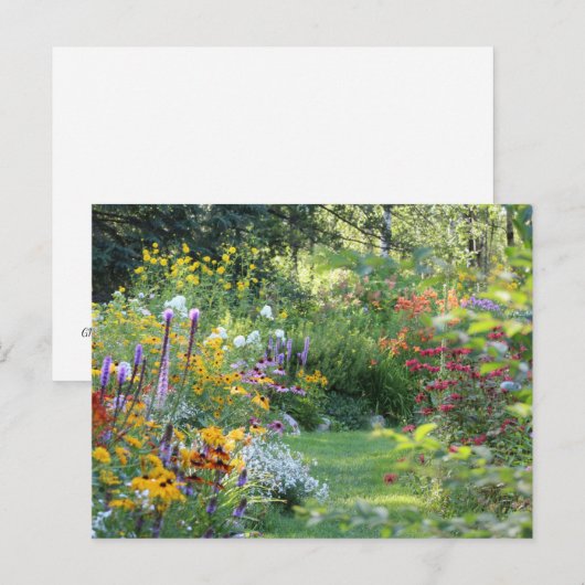 Waar drie tuinen samenkomen briefkaart (Voorkant / Achterkant)