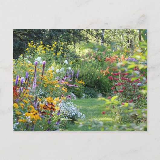 Waar drie tuinen samenkomen briefkaart (Voorkant)