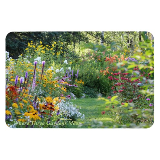 Waar drie tuinen samenkomen magneet (Horizontaal)