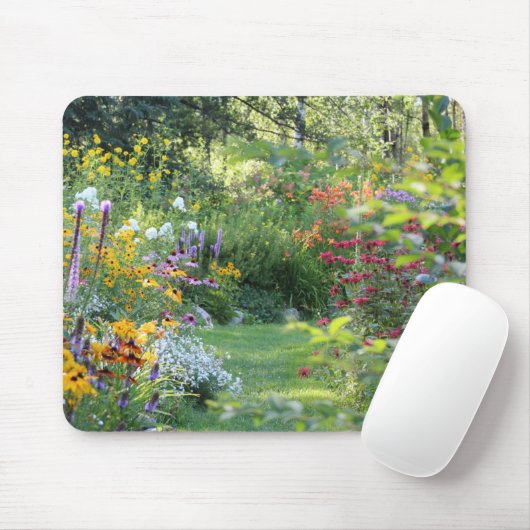 Waar drie tuinen samenkomen muismat (Met muis)