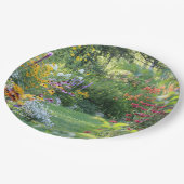 Waar drie tuinen samenkomen papieren bordje (Gekanteld)