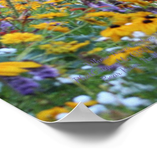 Waar drie tuinen samenkomen poster (Hoek)