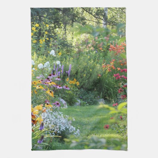 Waar drie tuinen samenkomen theedoek (Verticaal)