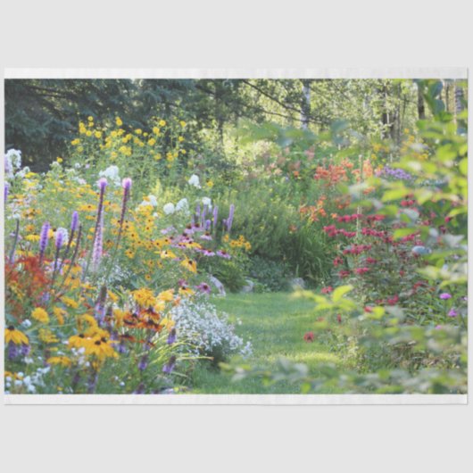 Waar drie tuinen samenkomen tissuepapier (Voorkant)