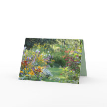 Waar drie tuinen Wenskaart ontmoeten