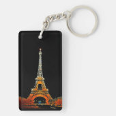 Waar dromen de hemel raken: de Eiffeltoren Sleutelhanger (achterkant)