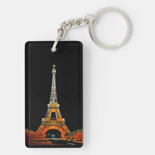 Waar dromen de hemel raken: de Eiffeltoren Sleutelhanger (achterkant)
