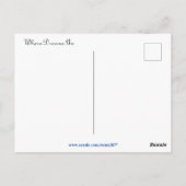 Waar dromen naartoe gaan briefkaart (Achterkant)