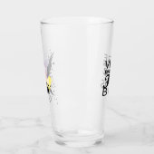 "Waar duisternis eindigt, begint de hoop." Glas (Links)
