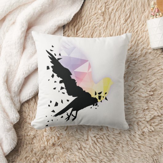 "Waar duisternis eindigt, begint de hoop." Kussen (Deken)