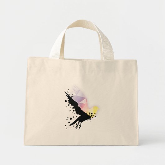 "Waar duisternis eindigt, begint de hoop." Mini Tote Bag (Voorkant)