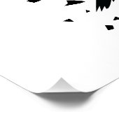 "Waar duisternis eindigt, begint de hoop." Perfect Poster (Hoek)