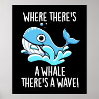 Waar een walvis is, is een donkere golf