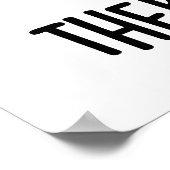 Waar een walvis is, is een golf van grappig dier poster (Hoek)