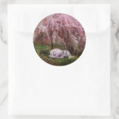 Waar eenhoorns dromen Sticker (Tas)