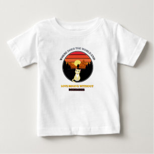 Waar Eindigt De Wereld Retro Zonsondergang Mooie