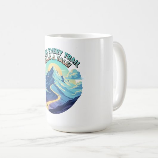 Waar elk spoor een verhaal vertelt koffiemok (Voorkant rechts)