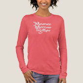Waar en wanneer dan ook, samen een T-shirt (Voorkant)